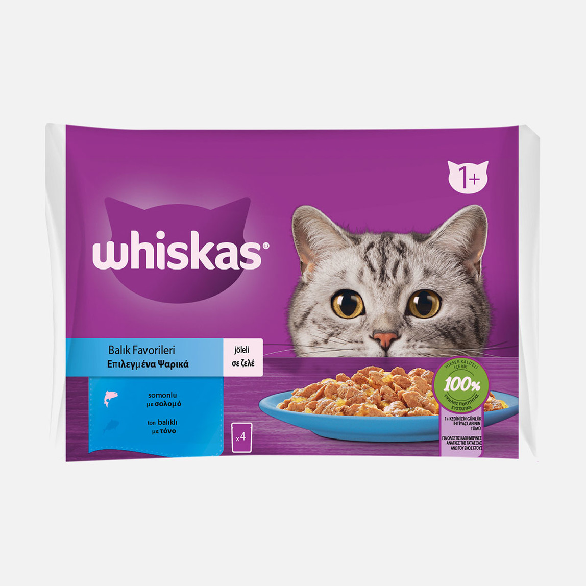 Whiskas Balık Favorileri Poşet Yaş Mama 340g_0