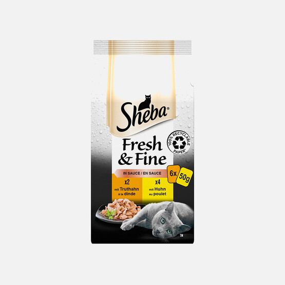 Sheba Fresh&Fine Kümes Hayvanları Seçkisi 300g 