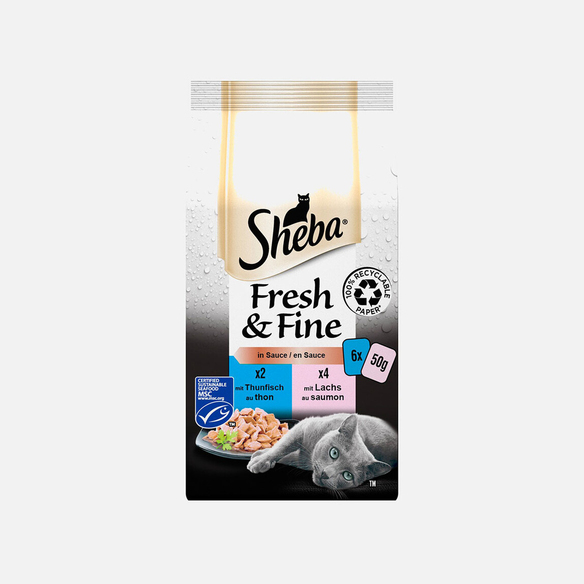 Sheba Fresh&Fine Balık Seçkisi 300g_0