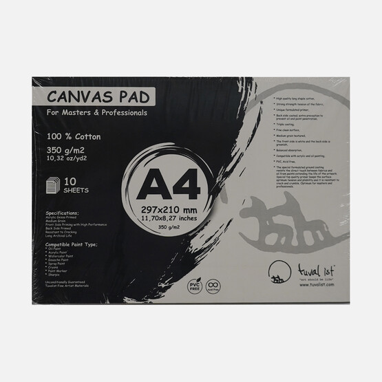 Canvas Pad A4 10 Yaprak 29,7x21 cm