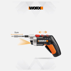 WORX WX252 4Volt/1.5Ah. Li-ion Şarjlı Tornavida + 10 adet Bits Uç_1