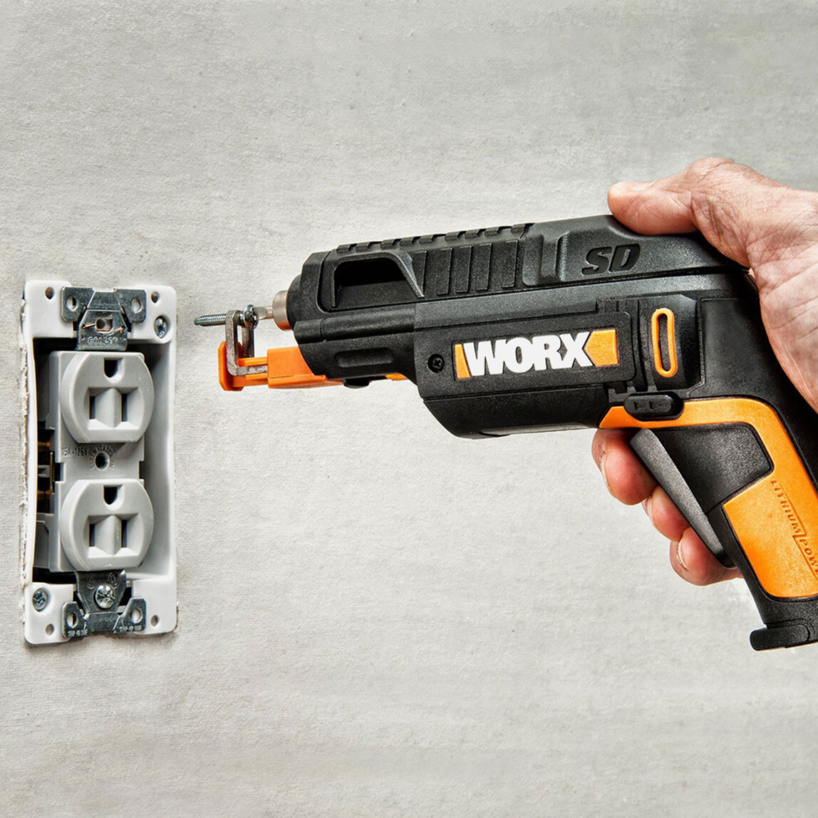    Worx WX255 4 V 1.5 Ah Tek Akülü Li-ion Darbesiz Akülü Vidalama + Vida Tutucu   