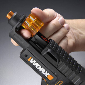 WORX WX255 4Volt/1.5Ah. Li-ion Şarjlı Şarjörlü Tornavida + 6 adet Bits Uç + Vida Tutucu_12