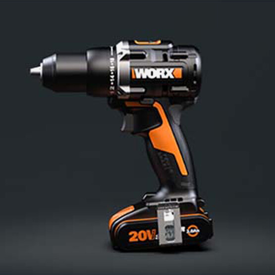 Worx WX102 20 V 2 Ah Çift Akülü Li-on Darbeli Akülü Matkap  