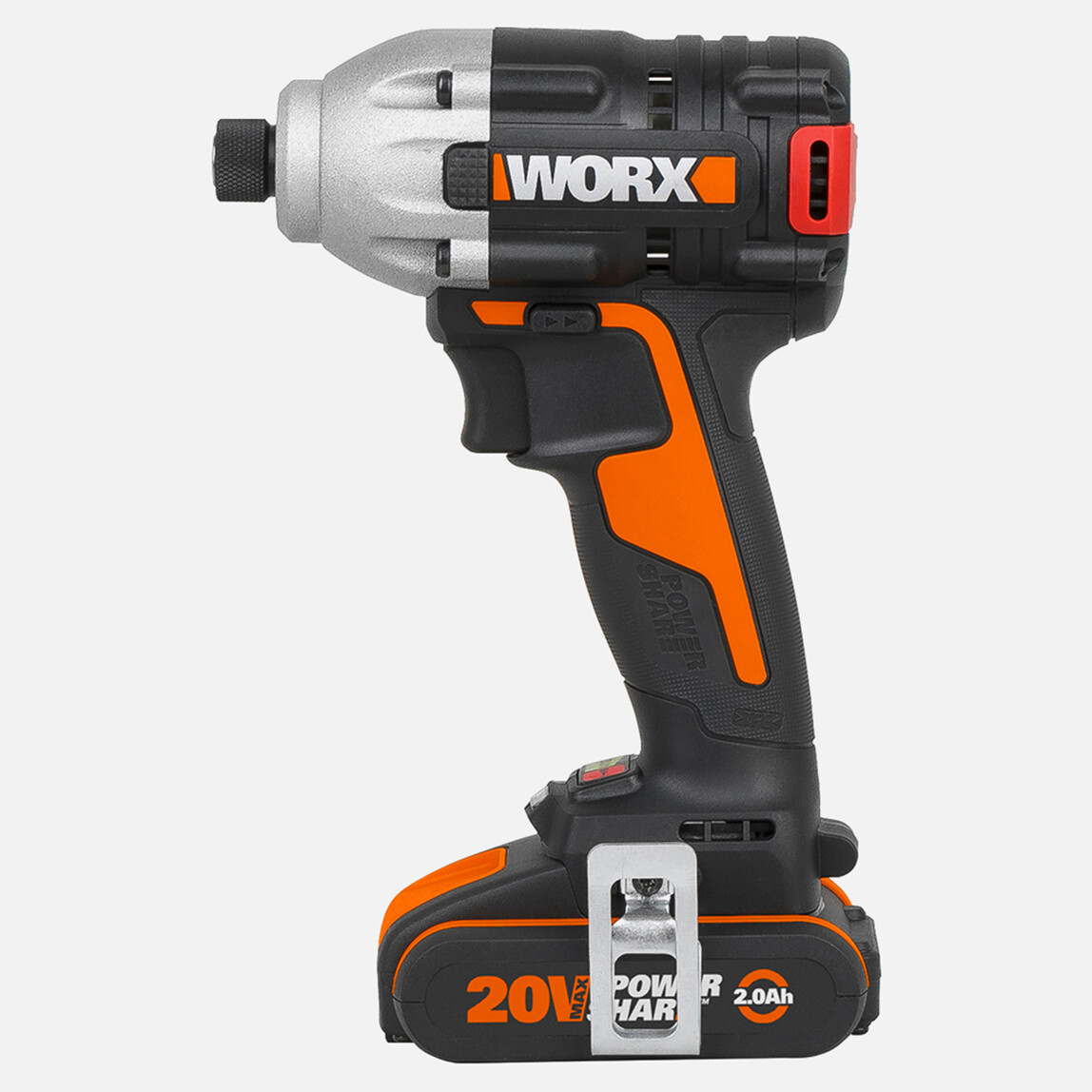 WORX WX261 20Volt 2.0Ah. Li-ion Çift Akülü 260Nm Kömürsüz Profesyonel Şarjlı Darbeli Tornavida_10