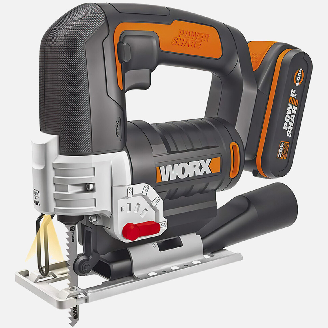 WORX WX543 20Volt 2.0Ah Li-ion Profesyonel Dekupaj Testere_0