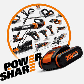 WORX WX520 20Volt 4.0Ah. Li-ion Kömürsüz Profesyonel Daire Testere_7