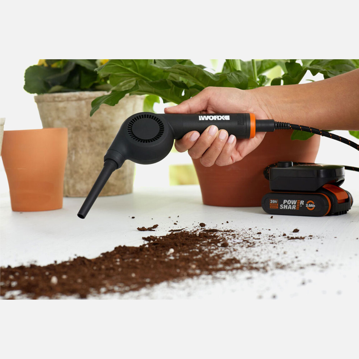    WORX WX747.9 MAKERX 20Volt Kömürsüz Profesyonel Mini Üfleyici (Akü Dahil Değildir)  