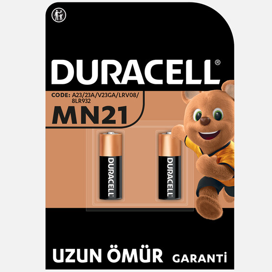 Duracell Alkalin MN21 Pil 12 Volt 2'li Paket