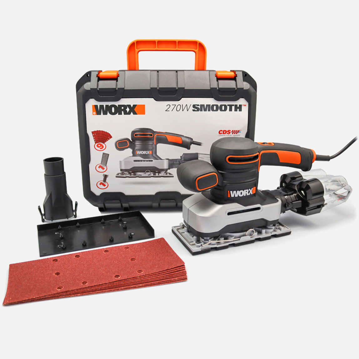 WORX WX642.1 270Watt Profesyonel Devir Ayarlı Titreşimli Zımpara_0