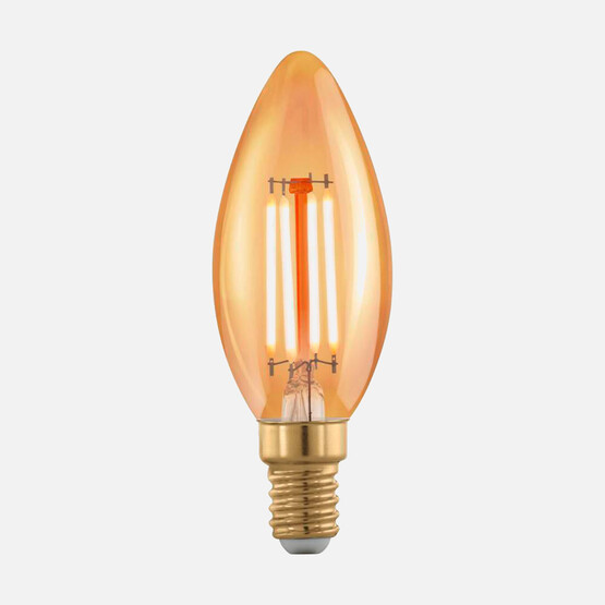 Led Mum Ampul E-14 C35 4W Amber 1700K 