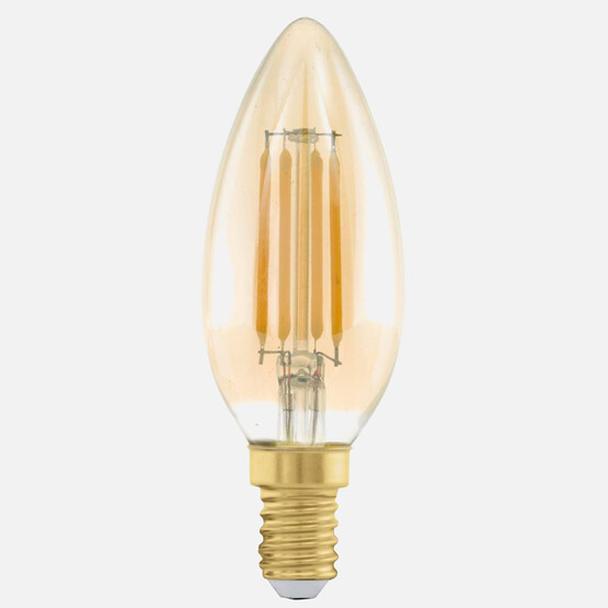 Led Mum Ampul E-14 C37 4W Amber 2200K 