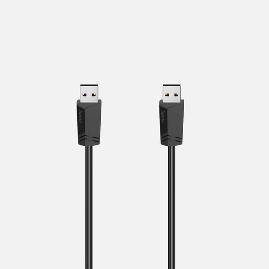Hama USB 2.0 A Fiş - A Fiş Siyah 1,5m