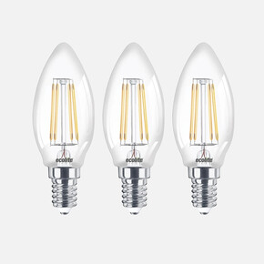 Ecolite Led Filament C35 3'Lü Paket 4W E14 6500K