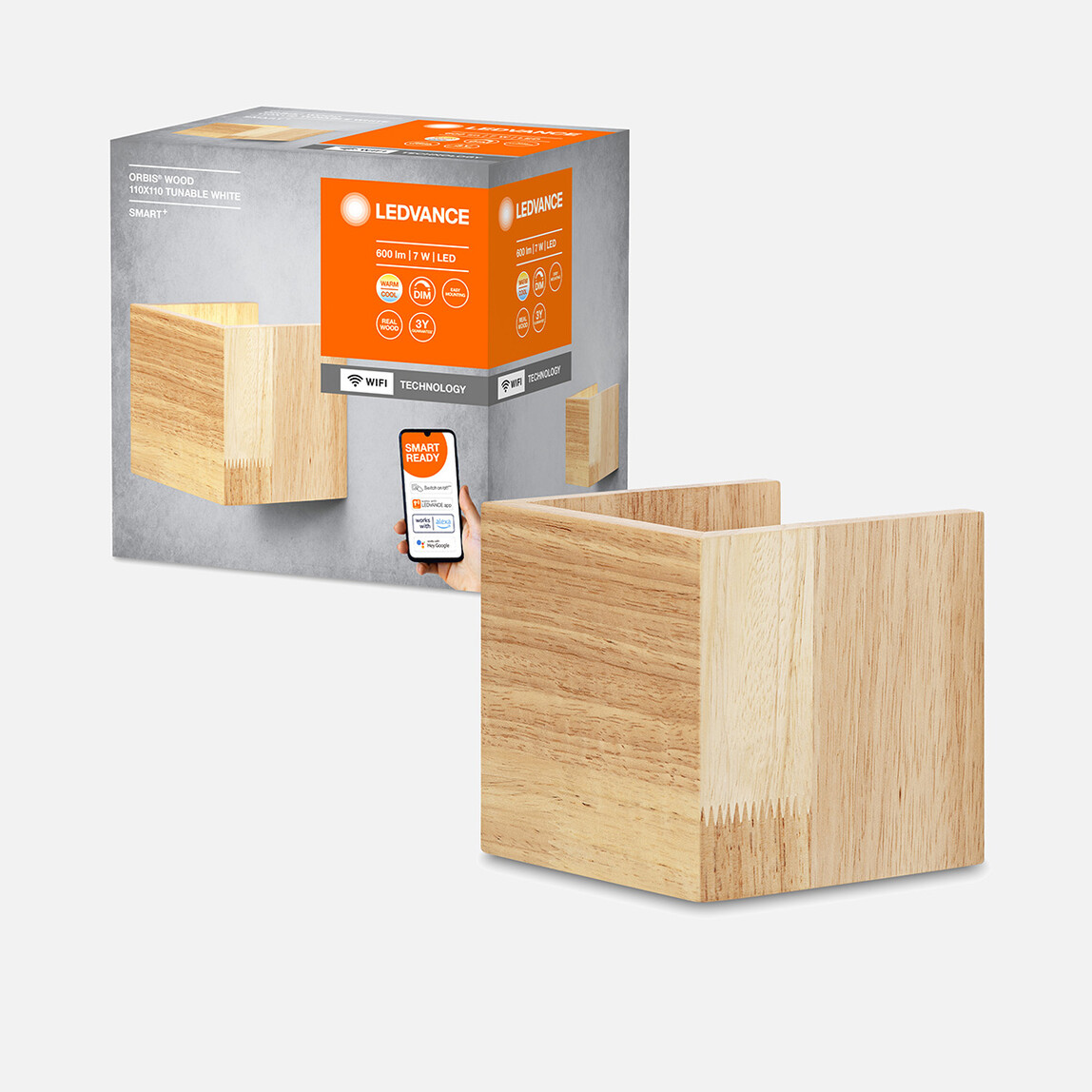    Smart Wi-fi Orbis Wood Aplik 11 cm  