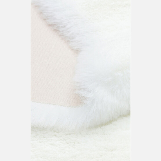 Crea Beyaz Tavşan Ebatlı Halı 80x150 cm