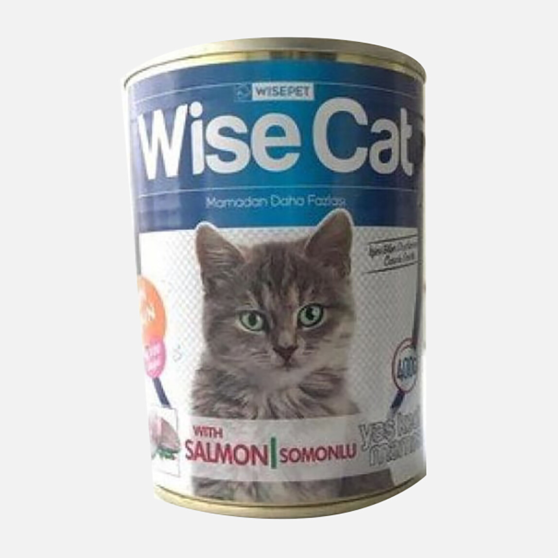    Wise Cat Somonlu Konserve Kedi Maması 415gr 