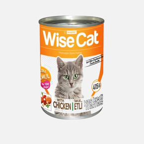 Wise Cat Tavuklu Konserve Kedi Maması 415gr