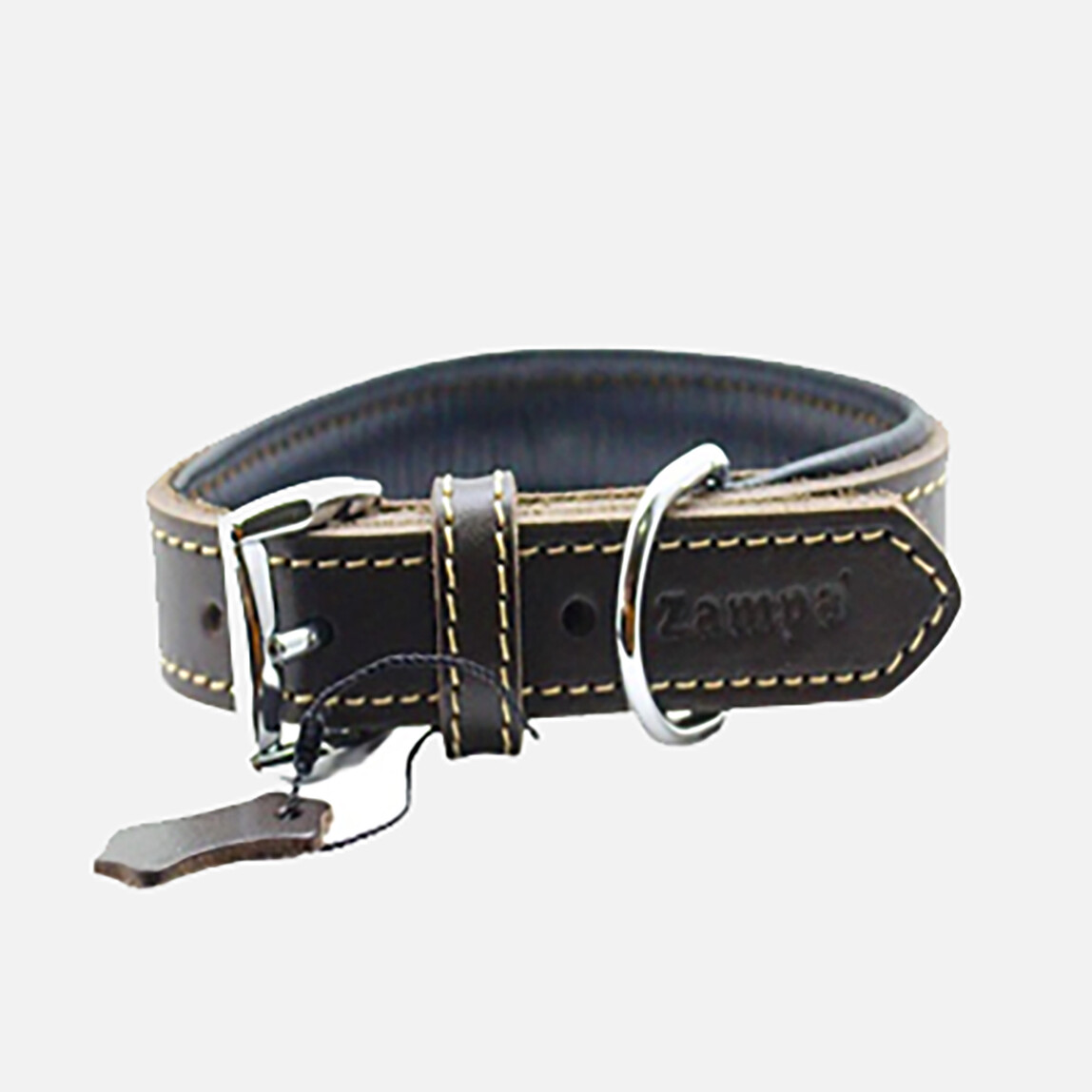    Zampa Classic M Köpek Boyun Tasması Kahverengi 54 cm   