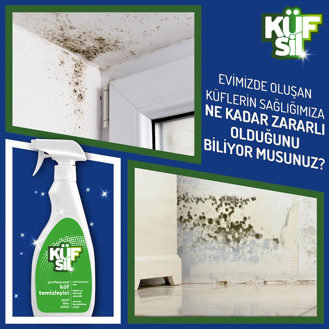    Küfsil Profesyonel Küf Temizleyici 500 ml 