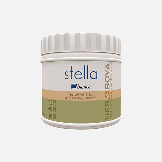 Stella Saf Akrilik Boya Kırık Beyaz 0,5L 