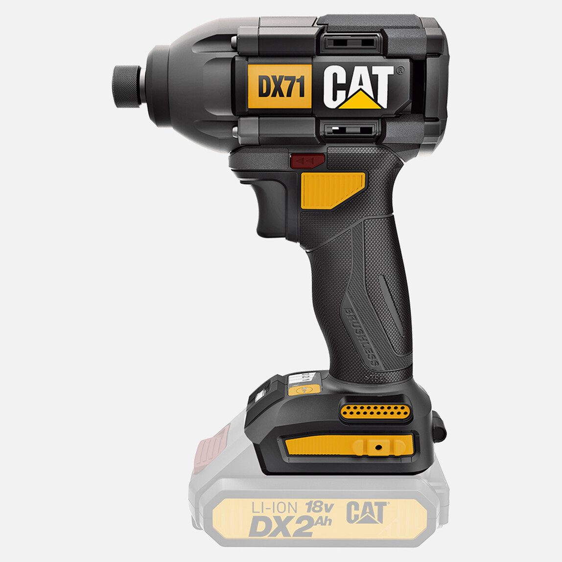 CAT DX71B 18Volt 215Nm Kömürsüz Profesyonel Şarjlı Darbeli Tornavida (Akü Dahil Değildir)_1