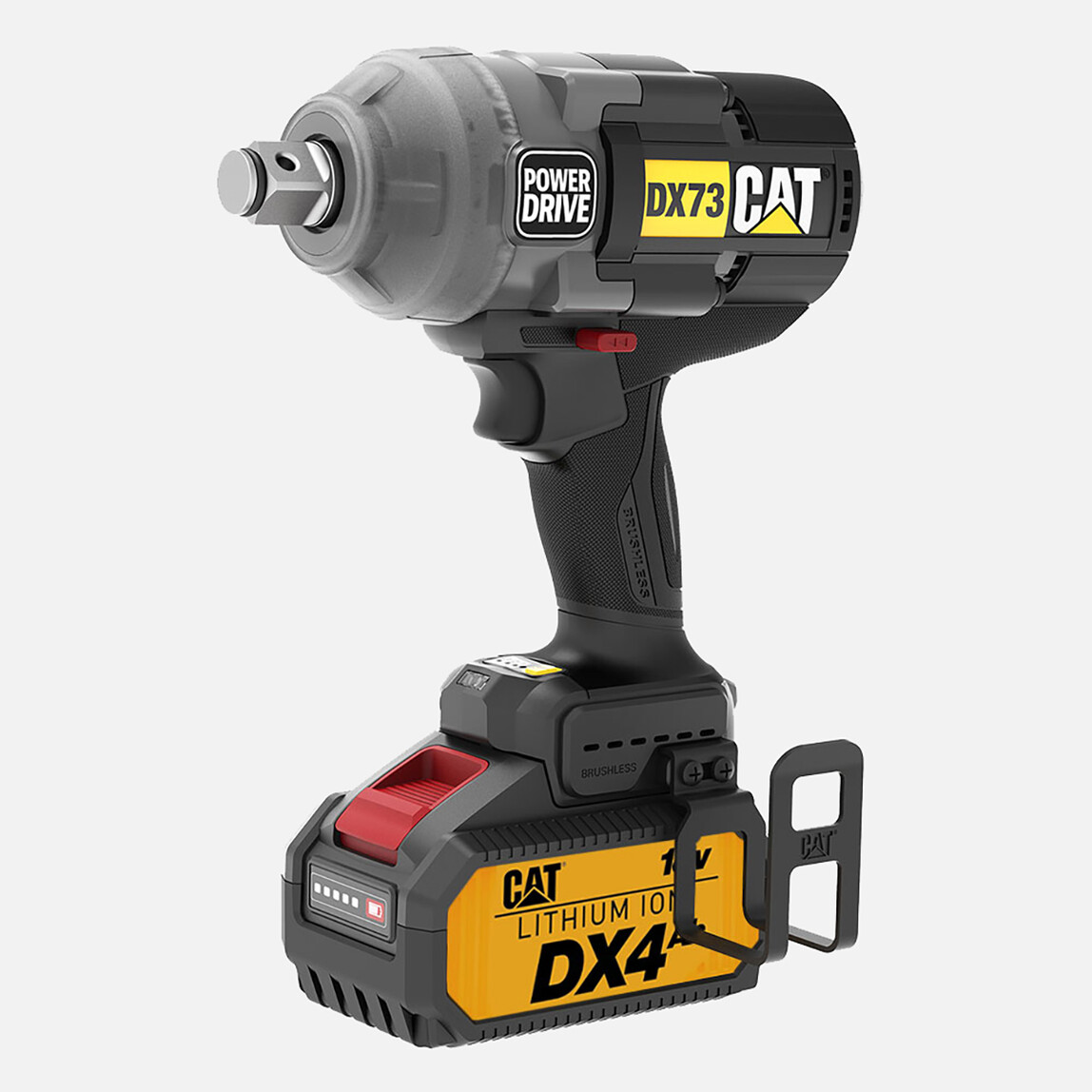    CAT DX73 18Volt 4.0 Ah. Çift Akülü 1700/2100Nm Kömürsüz Profesyonel Şarjlı Somun Sıkma 