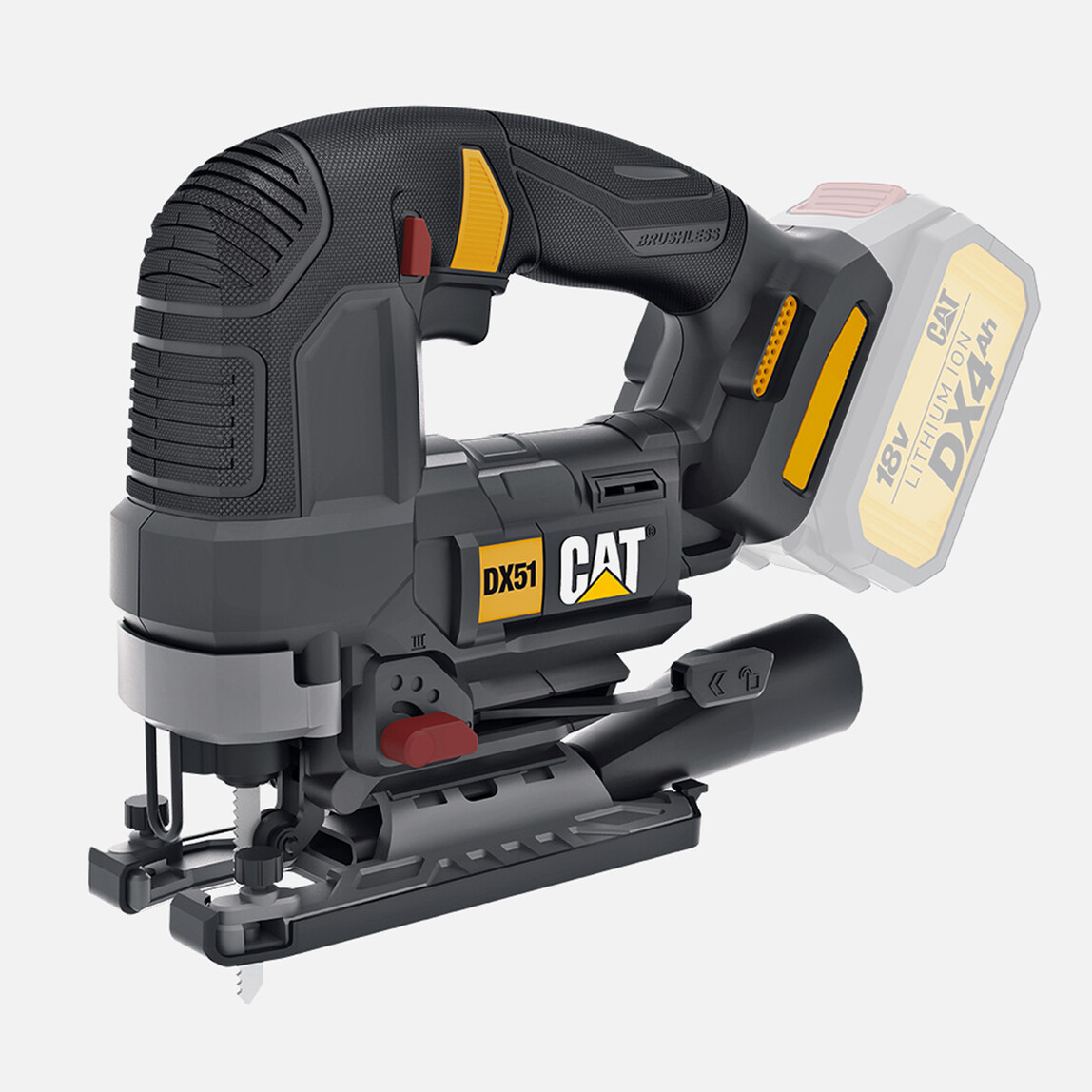 CAT DX51B 18Volt Kömürsüz Profesyonel Dekupaj Testere (Akü Dahil Değildir)_0