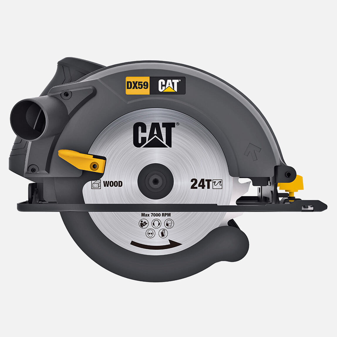    CAT DX59 1400Watt 185mm Profesyonel Daire Testere (180x30 mm Yedek Testere Bıçağı Dahildir) 