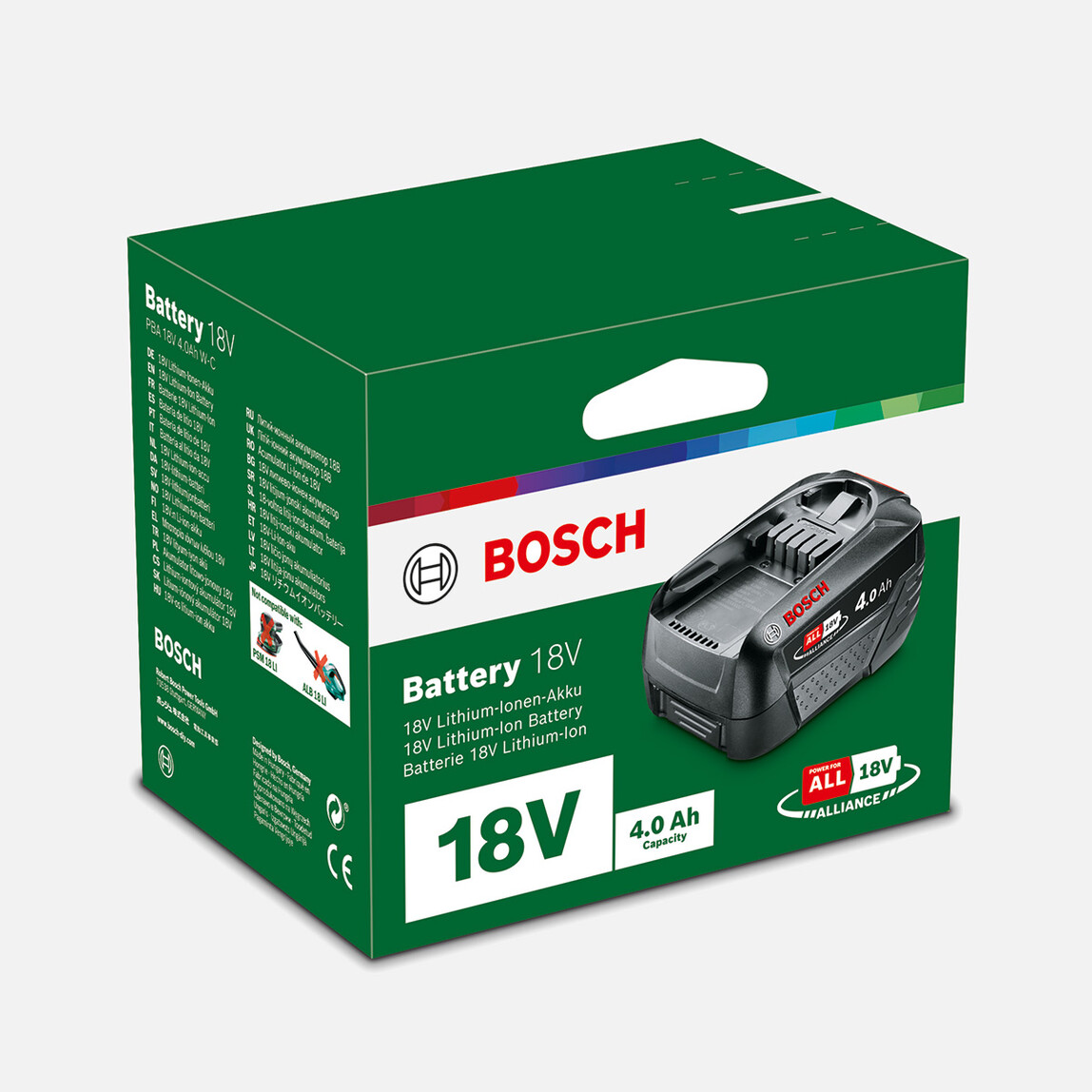    Bosch PBA 18V 4.0Ah W-C Akü 