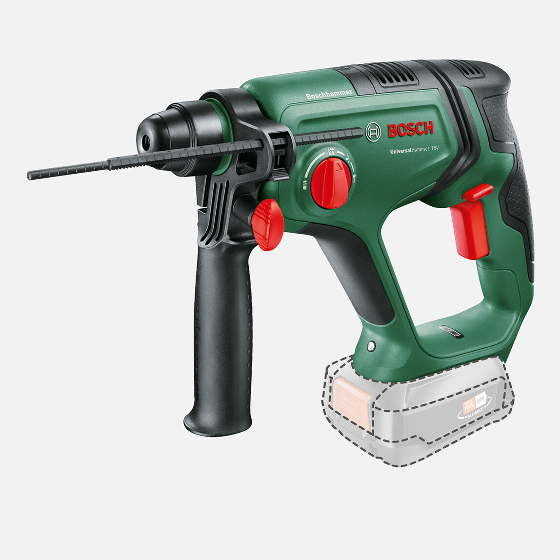    Bosch UniversalHammer 18V Akülü Kırıcı Delici -Solo (Akü ve Şarj Cihazı Dahil Değildir.) 