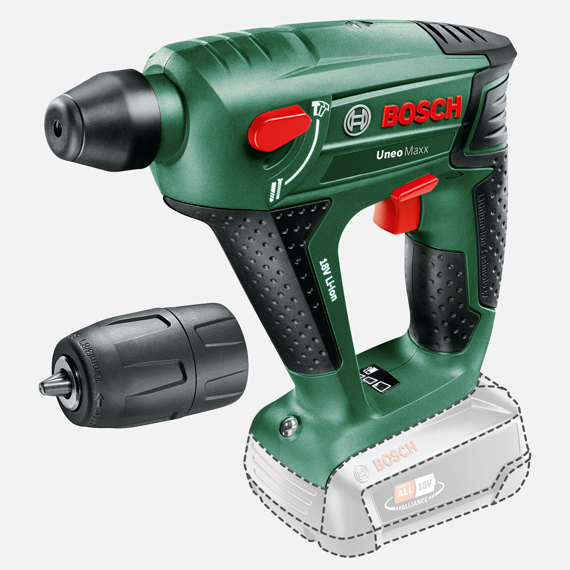 Bosch UNEO Maxx 18V Akülü Kırıcı Delici (Solo, Karton kutu)_0