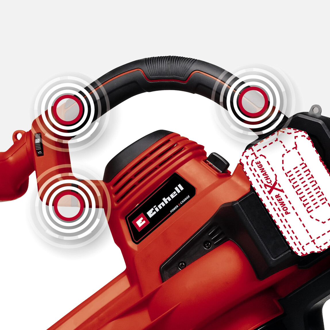    Einhell GE-CL 36/230 Li E Solo Akülü Yaprak Toplama Makinesi  