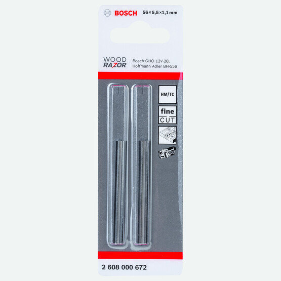 Bosch 2'li Planya Bıçağı Tc Wr40 56x5,5 mm