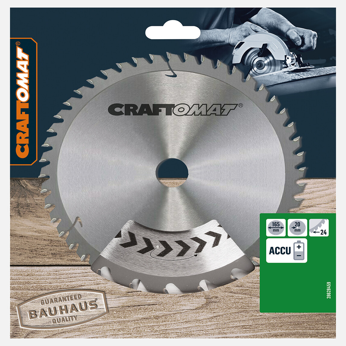 Craftomat Daire Testere Bıçağı 165X1.5/1X20 T24_0