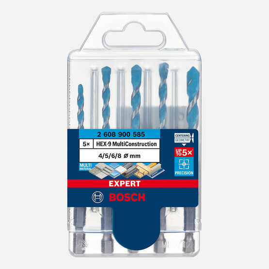 Bosch Exp Çok Amaçlı Matkap Uç Hex-9 Mc 5'li Set