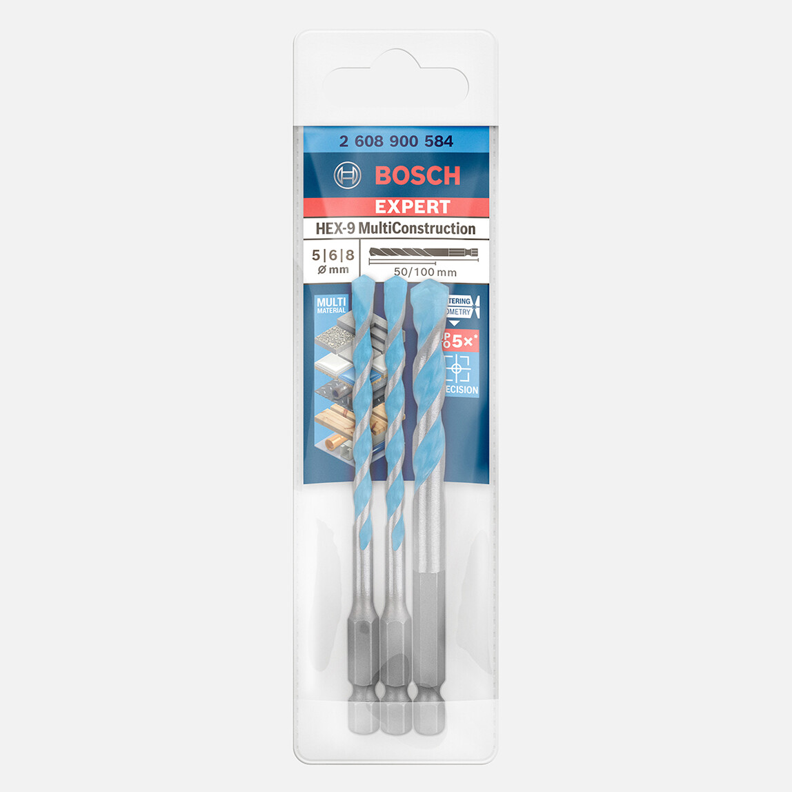 Bosch Exp Çok Amaçlı Matkap Uç Hex-9 Mc 3'lü Set_1