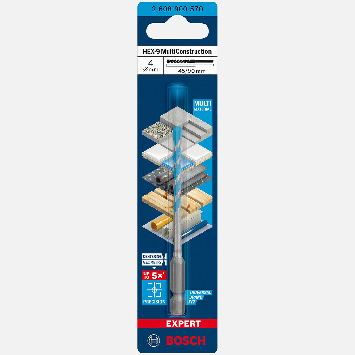 Bosch Exp Çok Amaçlı Matkap Uç Hex-9 Mc 4x90 mm_1