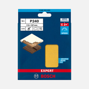 Bosch Exp Zımpara Exc470,S1261,G240 Hook&Loop 10'lu_1