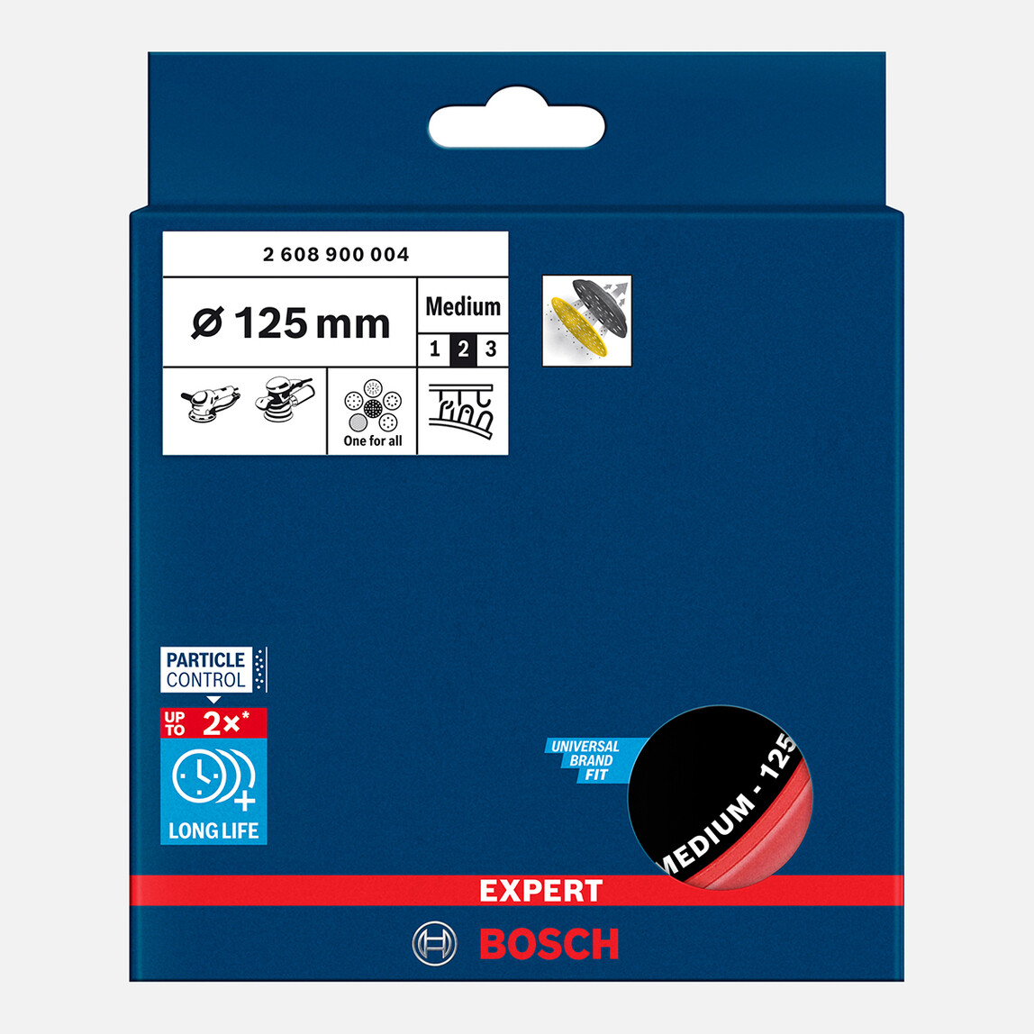    Bosch Exp Zımpara Tabanı Cd-O 125 mm Get 55-125 