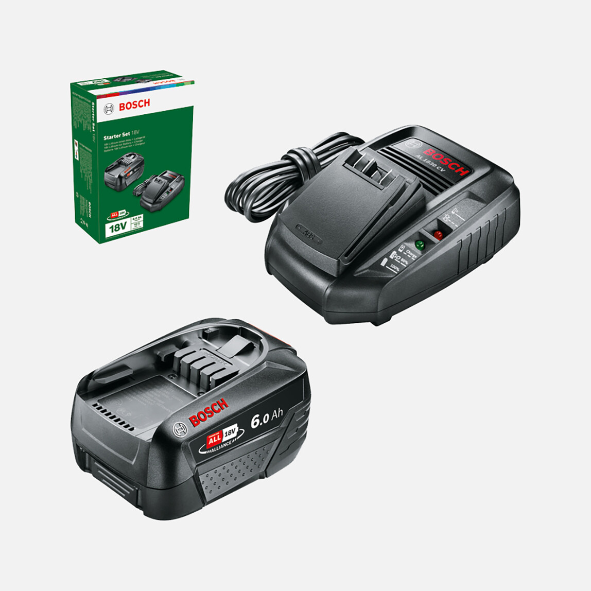    Bosch 18V 6.0A Akü ve Şarj Seti  