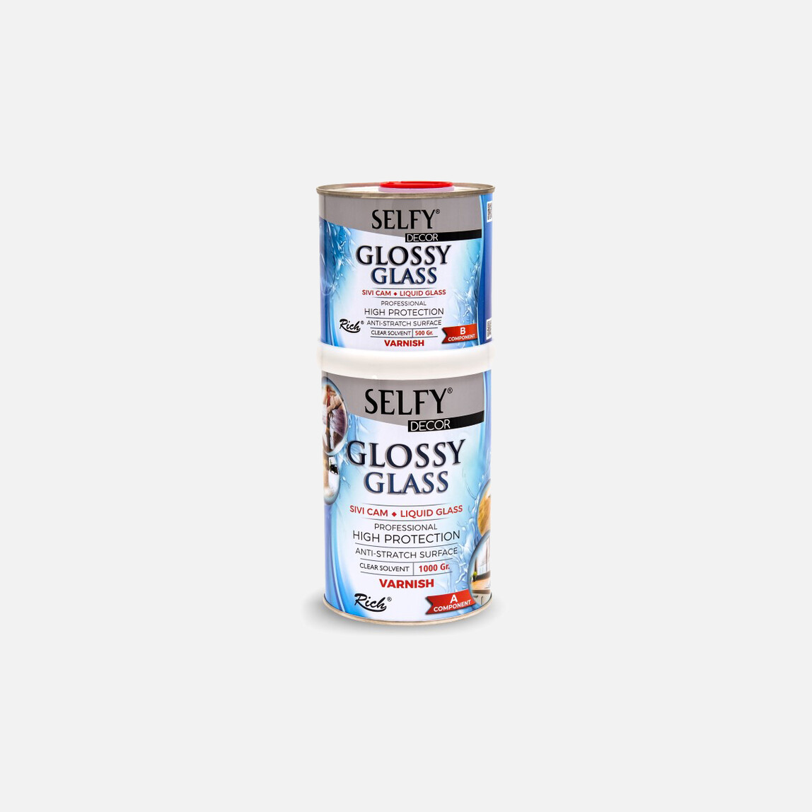    Selfydecorglossyglass 500+250G Slf-Gls-16171  