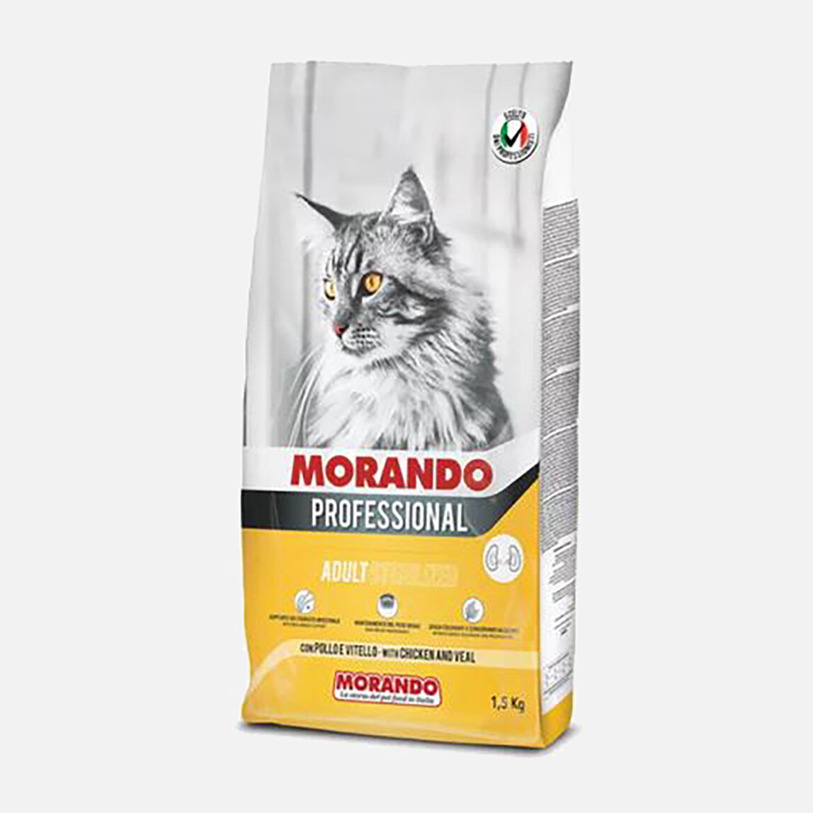    Morando Tavuklu ve Dana Etli Kısır Kedi Maması 12,5kg 