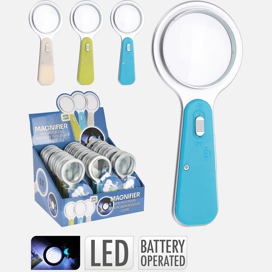    Led Işıklı Büyüteç  