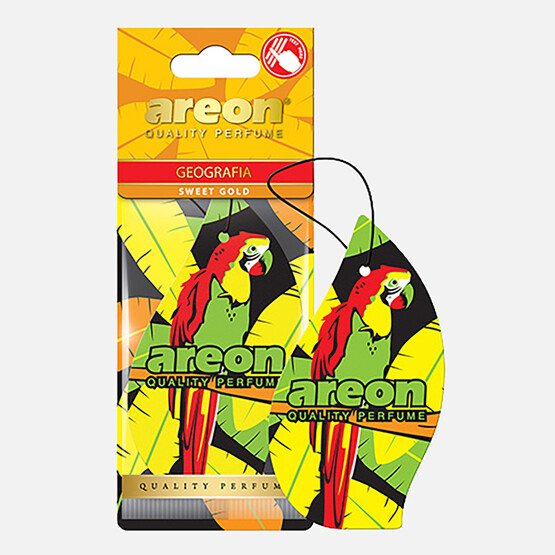 Areon Geografia Sweat Gold Papağan Oto Koku  