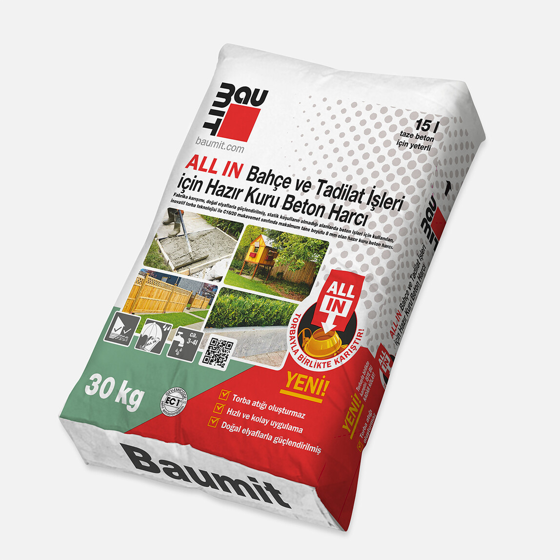    Baumit ALLIN Beton Hazır Kuru Beton 30 Kg 