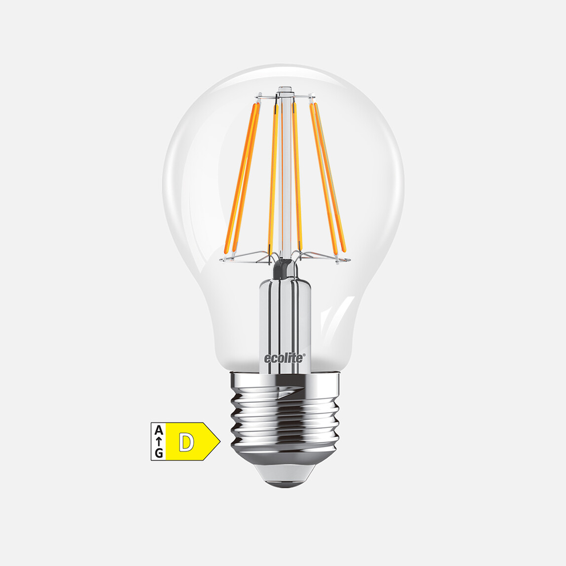    Ecolite Soft Filament 7.5 W Sarı 2700K Dimmerli E27 LED Ampul 