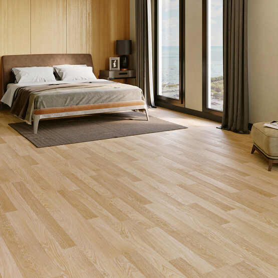 Terraclick Beyaz Meşe Laminat Parke 1205,5x191,7x8 mm