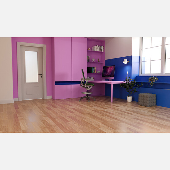 Terraclick Beyaz Meşe Laminat Parke 1205,5x191,7x8 mm