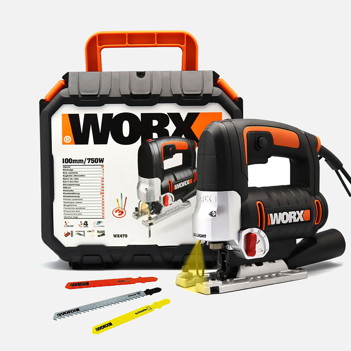    Worx WX479 750Watt Profesyonel Devir Ayarlı Dekupaj Testere  